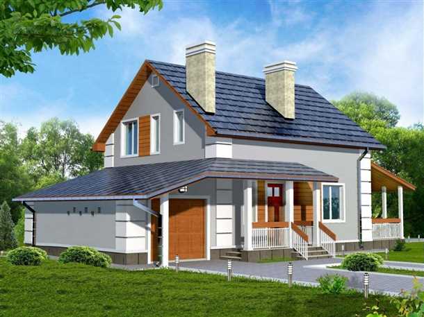 Строительство домов с мансардой и гаражом по индивидуальным проектам