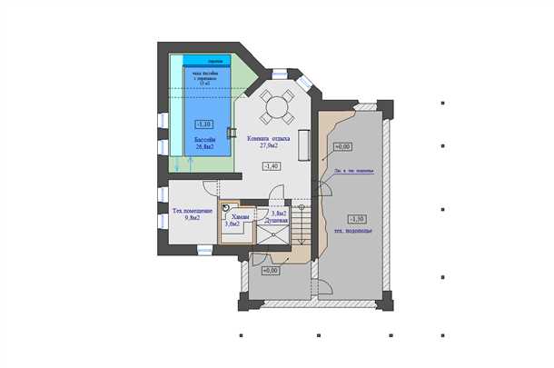Проекты домов с бассейном в цокольном этаже