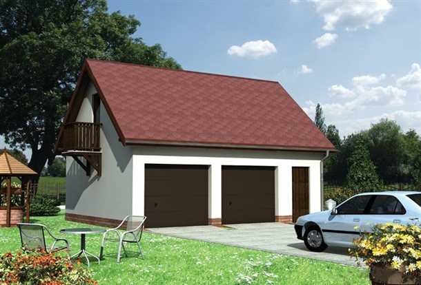 Преимущества гаражей с мансардой