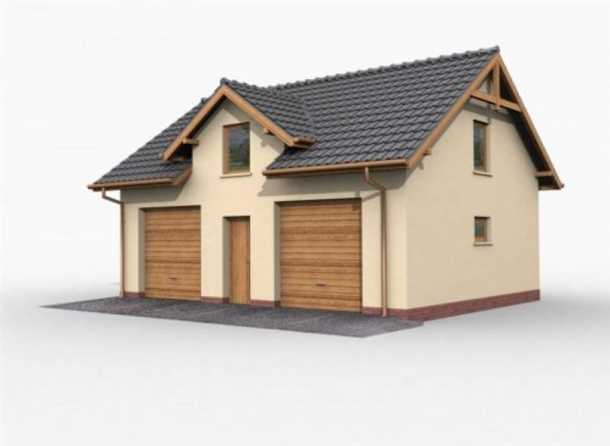 Проекты гаражей на две машины с мансардой Проекты гаражей на две машины с мансардой