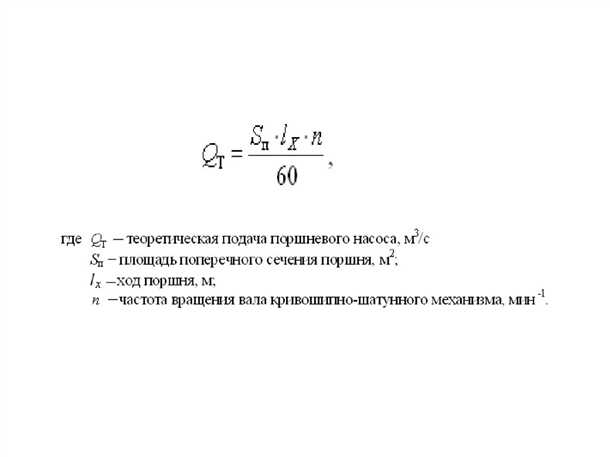 Поршневые насосы