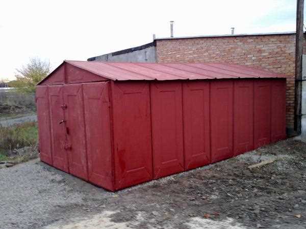 Советы по уходу за разборным гаражом