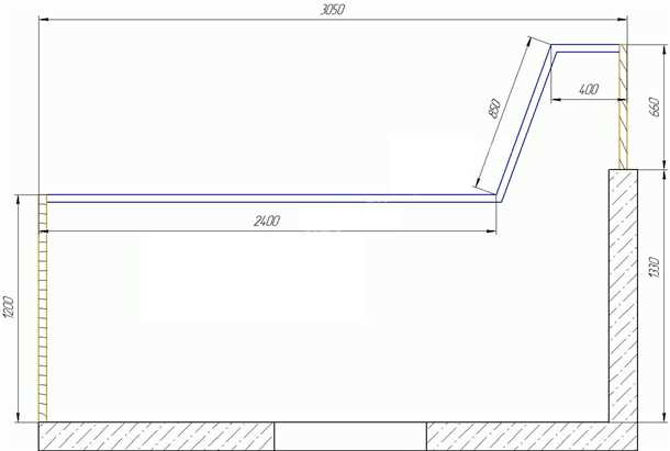 Таблица: Варианты изменения размеров лоджии п44т