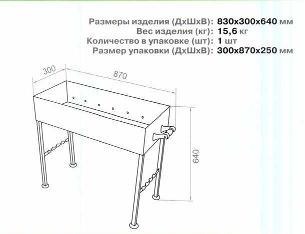 Расстояния и обязательные элементы