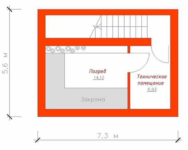 Размеры погреба Размеры погреба