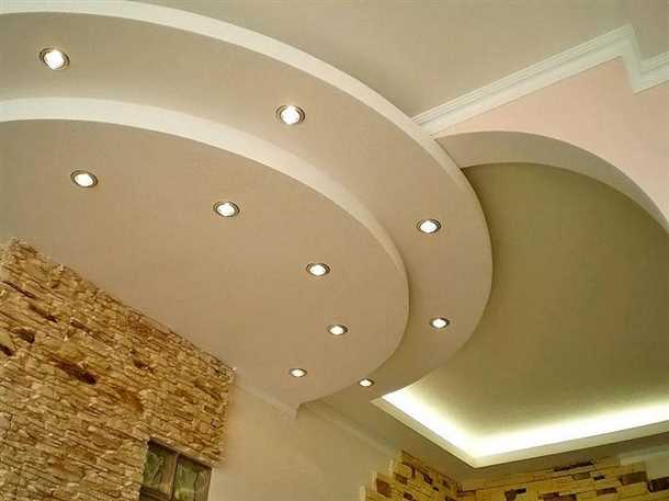 Преимущества разноуровневых потолков из гипсокартона