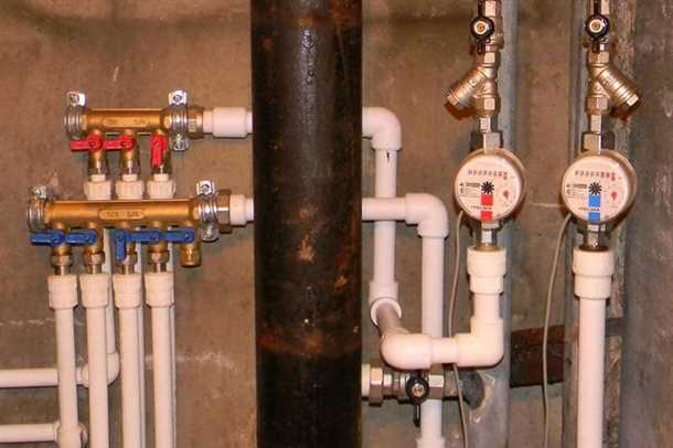 Планировка распределительной системы водоснабжения