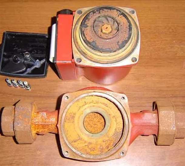 Работа и настройка отремонтированного циркуляционного насоса