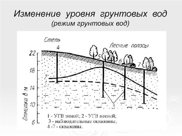 Какие негативные последствия могут быть при неправильной регулировке режима грунтовых вод?