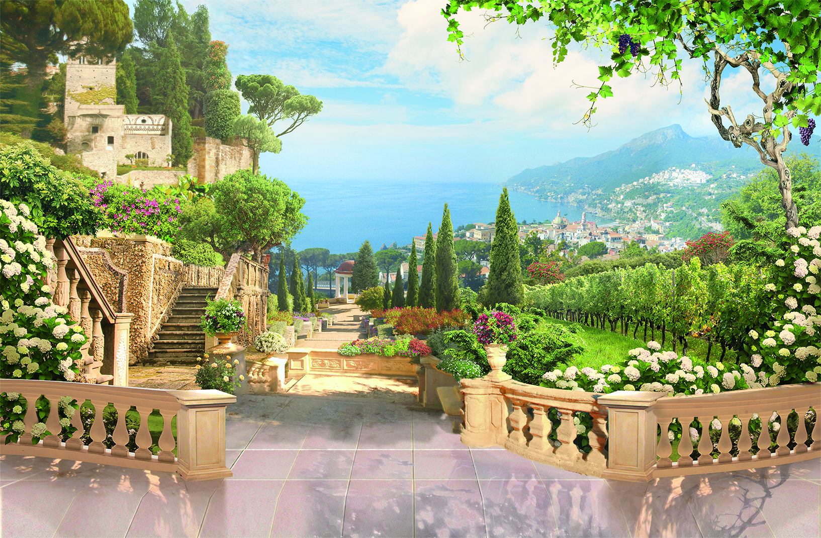 Сад фотообои: идеальный декор для вашего помещения Сад фотообои