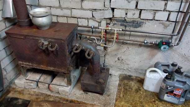 Самодельные котлы отопления в гараже