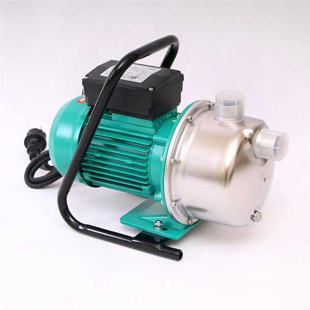 Применение самовсасывающего поверхностного насоса