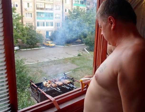 Польза и наслаждение от приготовления шашлыка на балконе