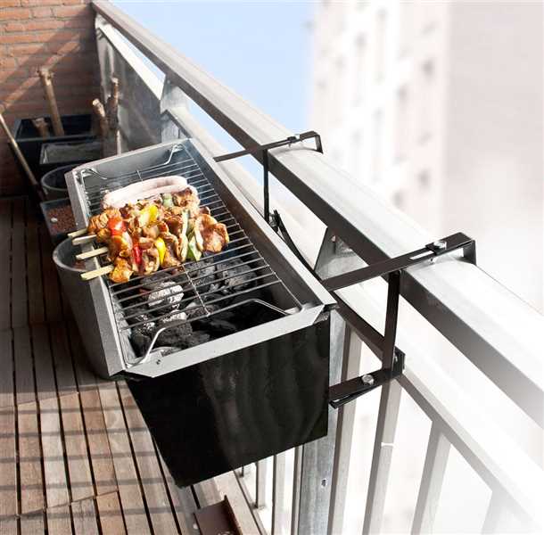 Оборудование для приготовления шашлыка на балконе