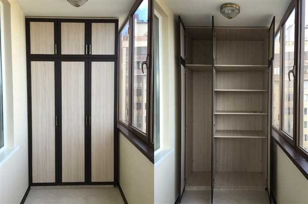 Советы по эксплуатации встроенного шкафа на балконе