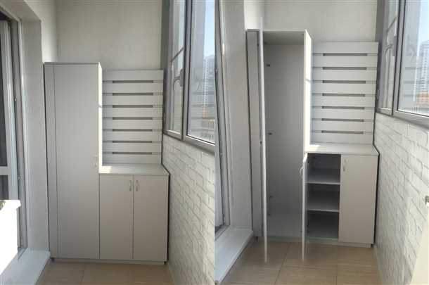 Особенности установки шкафа для лоджии