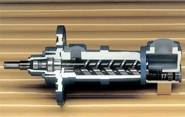 Конструкция шнекового погружного насоса