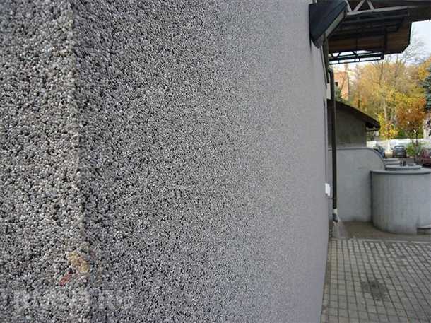 Популярность фасадной штукатурки с мраморной крошкой