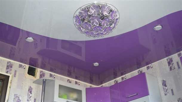 Сиреневый потолок