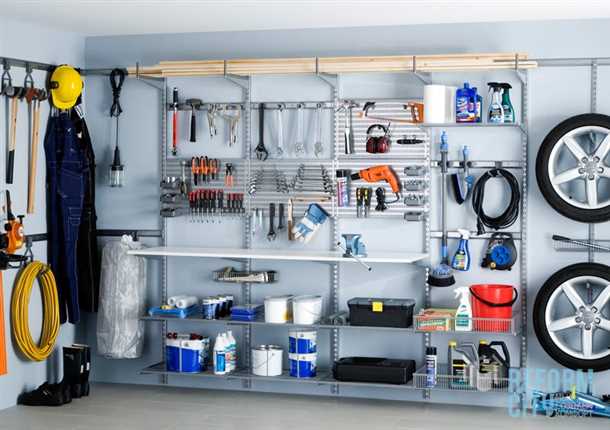 Системы хранения для гаража: эффективное обустройство пространства Системы хранения для гаража
