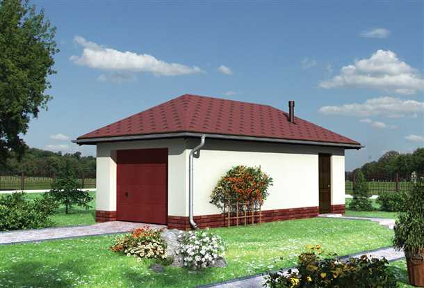 Покрытие скатной крыши гаража