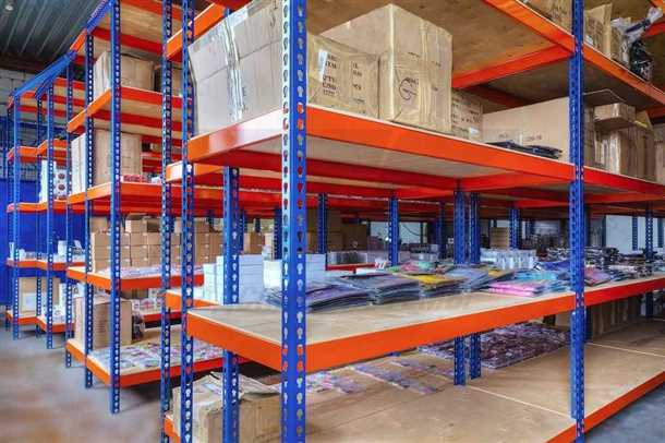 Использование стеллажей