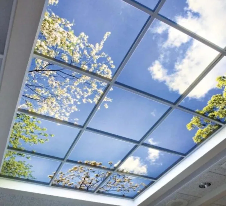 2. Потолки с матовой поверхностью