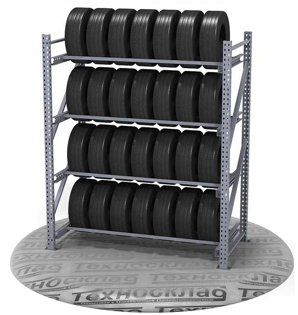 Как правильно установить стеллаж для колес в гараже Garazh?