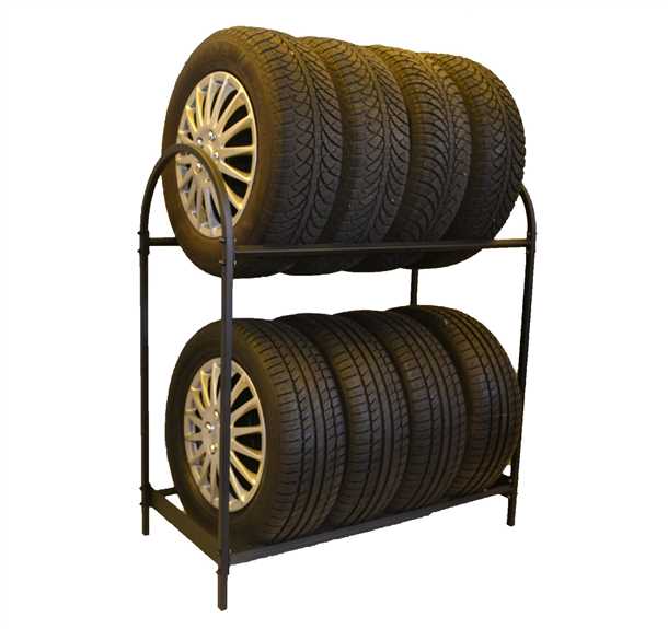 Укладка шин на стеллаж