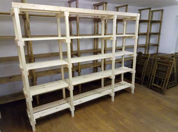 Шаг 3: Сборка стеллажа