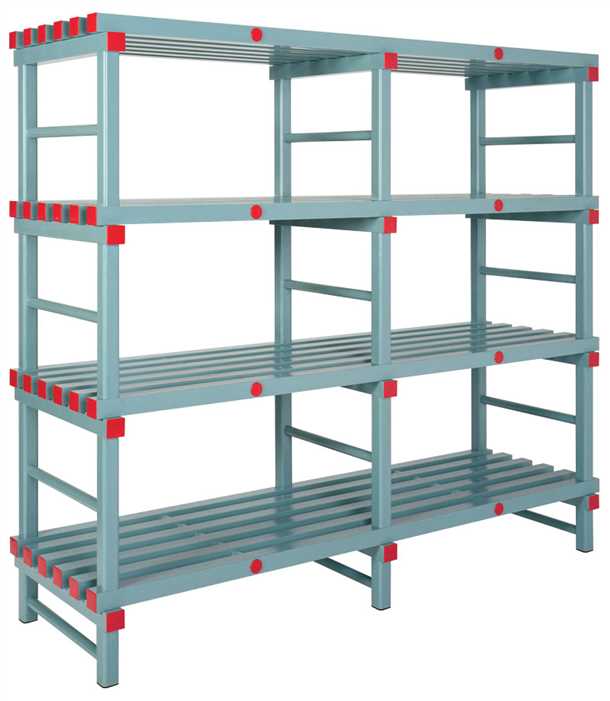 Сравнение пластиковых стеллажей с другими видами