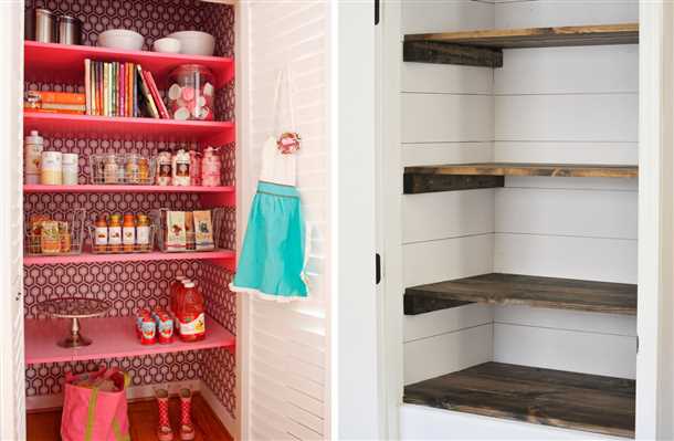 Размеры и конструкция стеллажей для кладовки