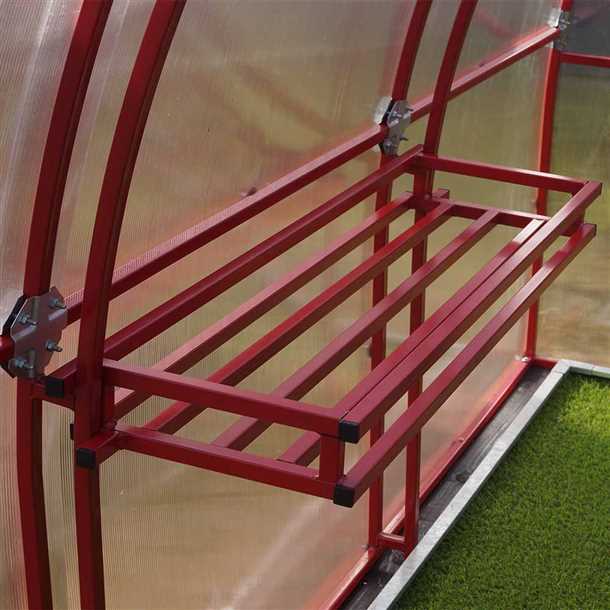 Стеллажи с подсветкой для теплиц