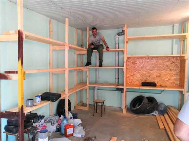 Стеллажи в гараже как сделать