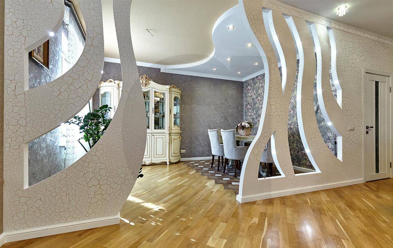 Стены декоративные из гипсокартона