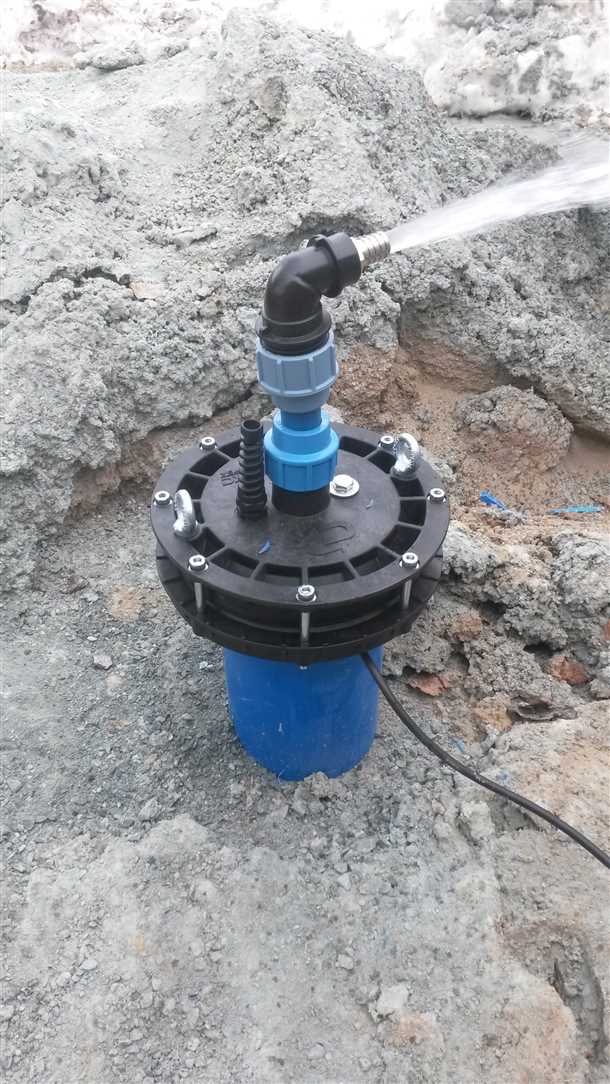 Получение воды из артезианской скважины