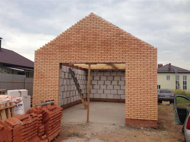 Строим кирпичный гараж Строим кирпичный гараж