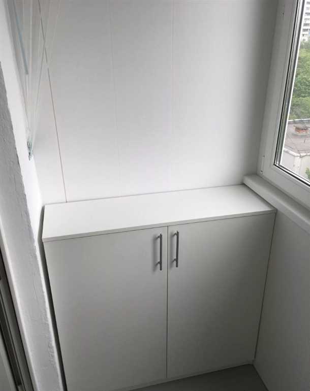 Функциональность тумбы на балконе