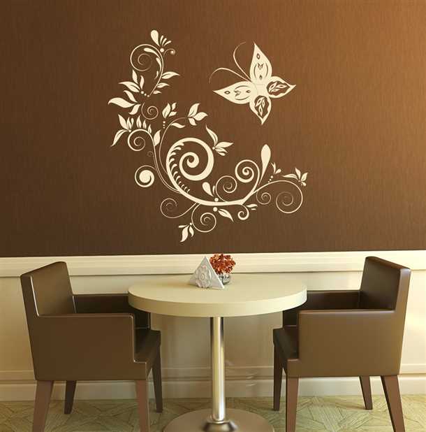 Как правильно разместить орнамент на стене кухни