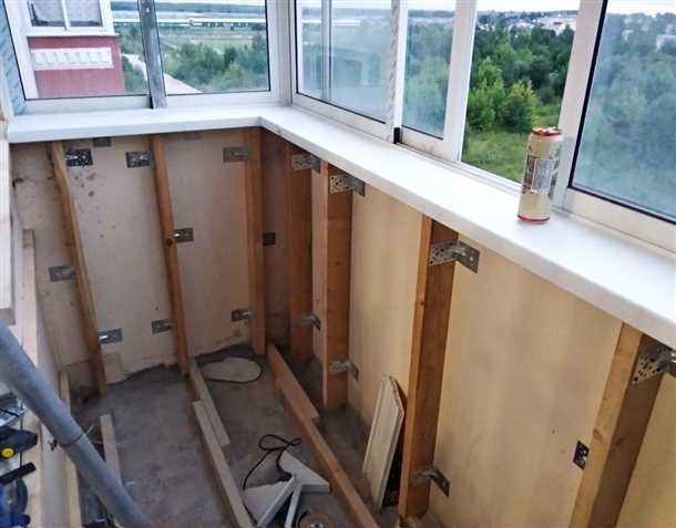 Установка и крепление каркаса