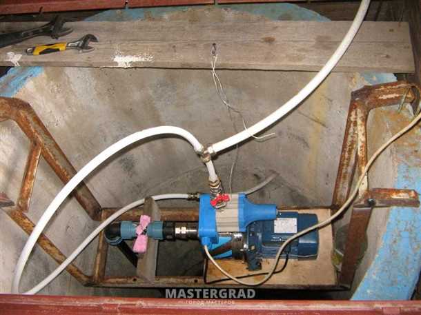 Установка насосной станции в колодец