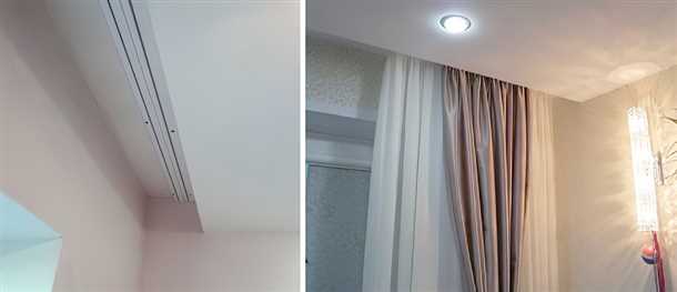 Установка карниза