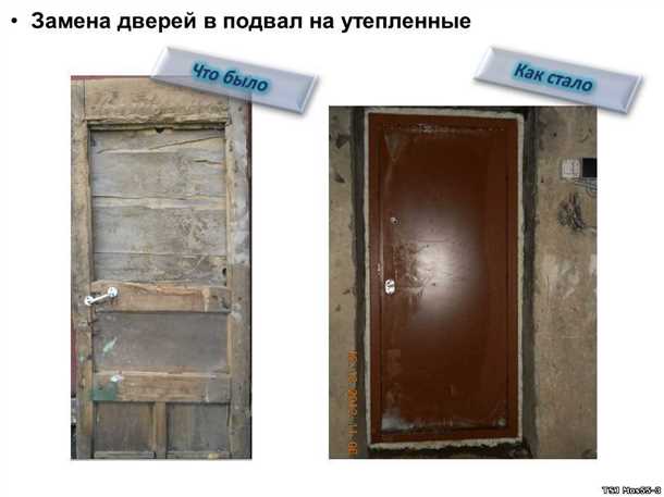 Утепление двери подвала - защита и комфорт своего дома