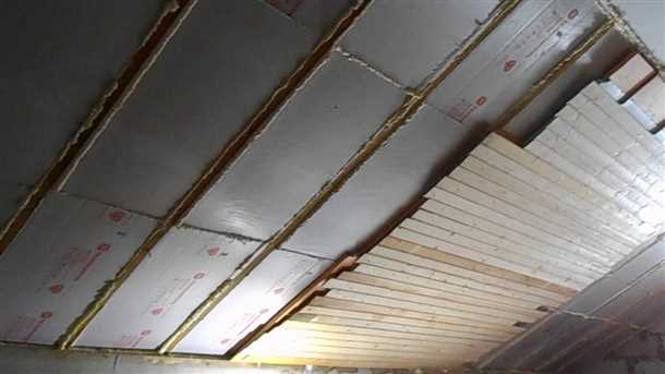 Способы крепления пенопласта на потолок