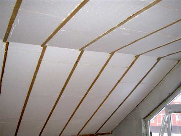 Виды утепления пенопластом потолка