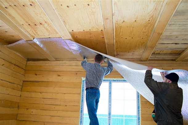 Монтаж утеплителя