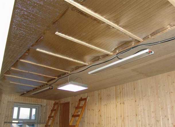 Как осуществляется утепление потолка изнутри