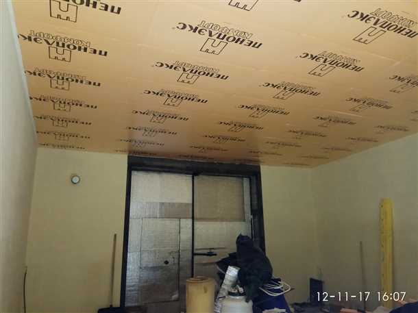 4. Фиксация пенопластовых плит