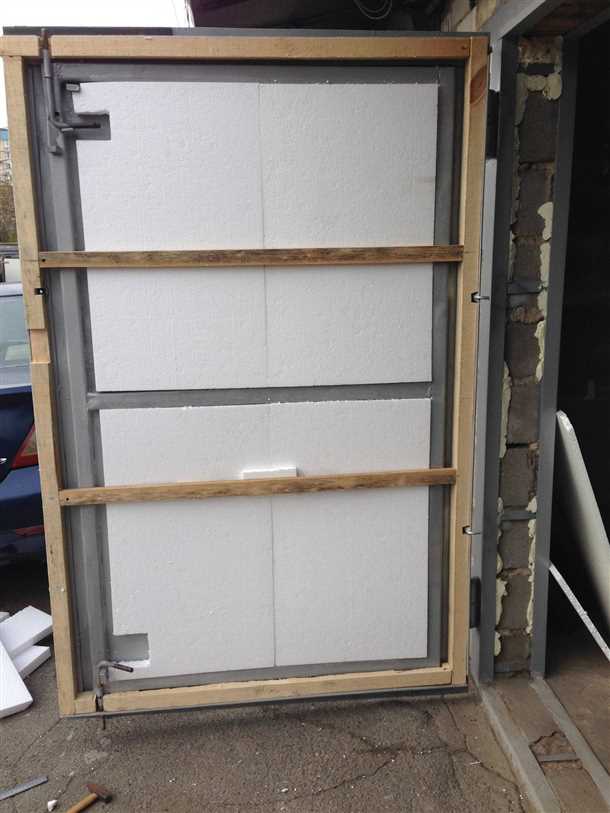 Утепление ворот гаража Утепление ворот гаража