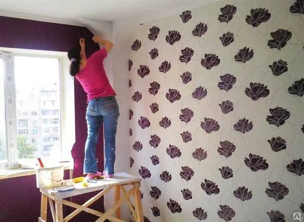 Последние штрихи и уход за виниловыми фотообоями